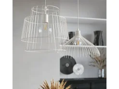 Sollux Lighting Lampada a sospensione Wire Frame bianca E27 Lámpara colgante con marco de alambre E27 Blanco Discount