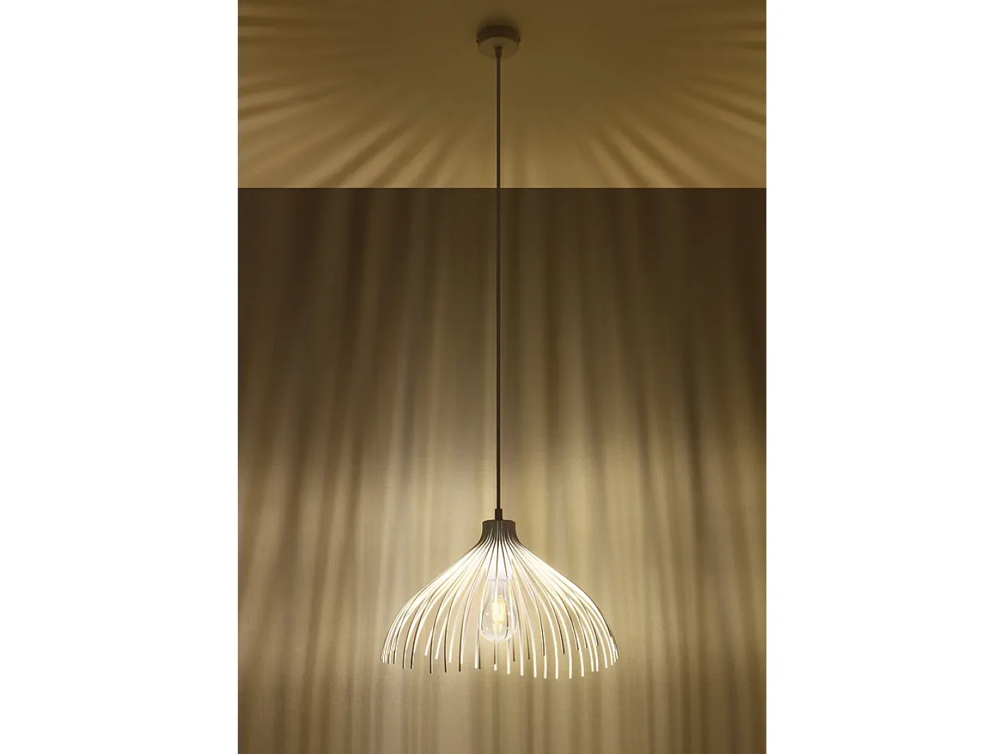 Sollux Lighting Lampada a sospensione Wire Frame bianca E27 Lámpara colgante con marco de alambre E27 Blanco Discount