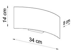 Sollux Lighting Aplique Para Pared-Lampada da incasso a parete bianca G9 Lámpara de pared Flush White G9 Blanco