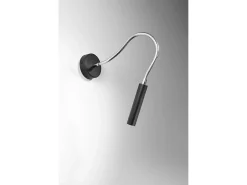 Sollux Lighting Aplique Para Pared-Lampada da lettura da parete nera G9 Lámpara de pared con luz de lectura Negra G9 Negro