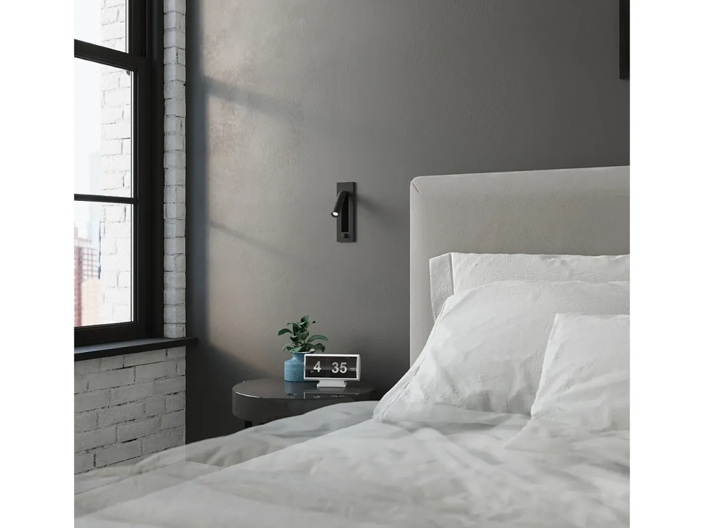 Sollux Lighting Lampada da lettura pieghevole da parete nera G9 Lámpara de pared plegable con luz de lectura G9 Negro Best