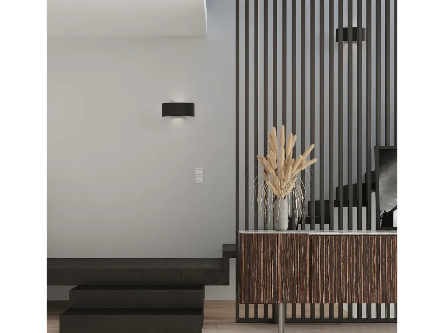 Best Sollux Lighting Lampada da parete a incasso nera G9 Lámpara de pared empotrada G9 Negro