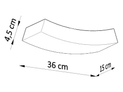 Sollux Lighting Aplique Para Pared-Lampada da parete in gesso bianco G9 Aplique Yeso Uplighters G9 Blanco