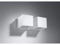 Sollux Lighting Lampada da parete Twin Square Up & Down bianca G9 Lámpara de pared Twin Square Up & Down G9 Blanco Sale