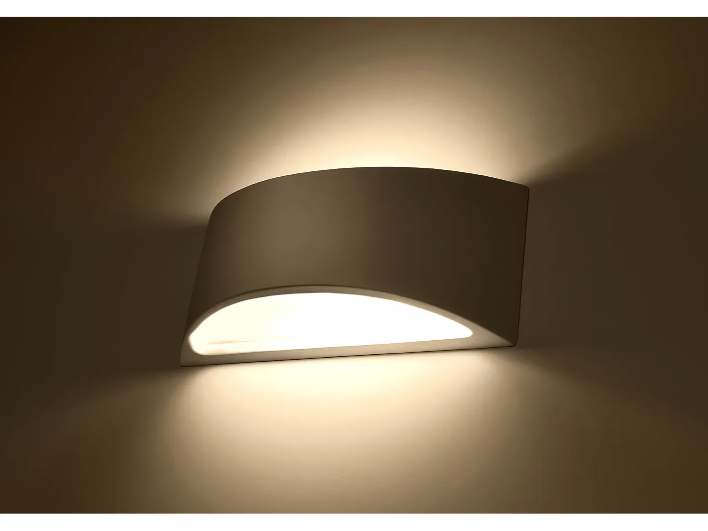 Sollux Lighting Lampada da parete Up & Down in gesso bianco G9 Aplique Up & Down Yeso G9 Blanco Discount