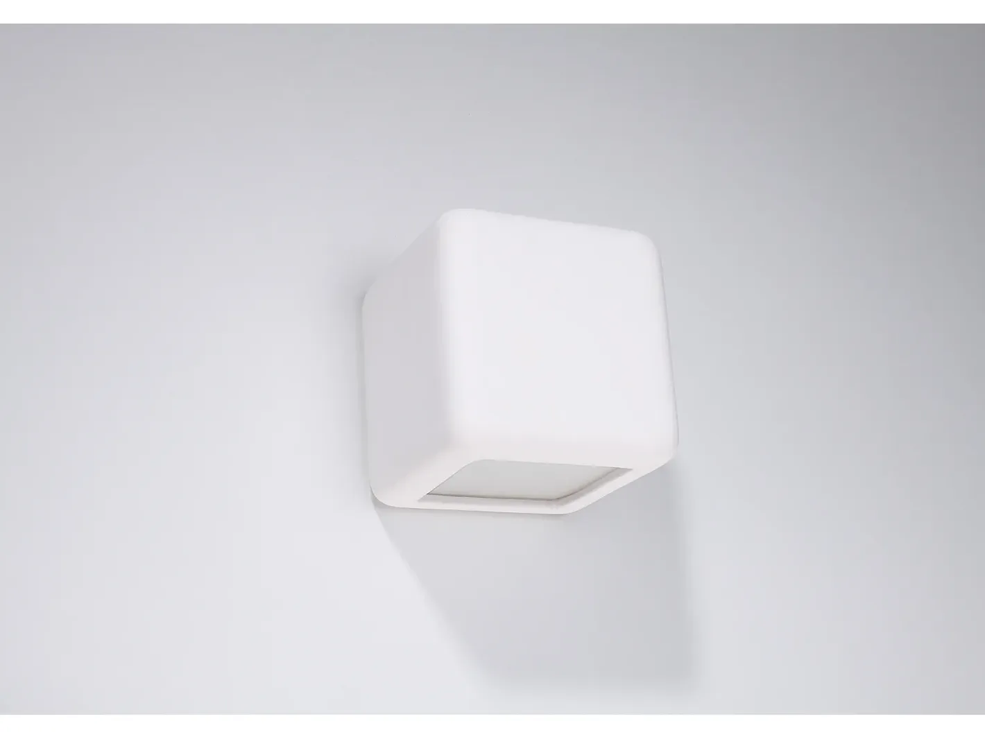 New Sollux Lighting Lampada da parete Up & Down in gesso bianco E27 Aplique Up & Down Yeso E27 Blanco