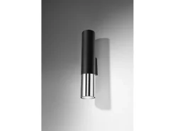 Sollux Lighting Aplique Para Pared-Lampada da parete Up & Down Nero, Cromo GU10 Lámpara de pared Up & Down Negro, Cromado GU10 Gris