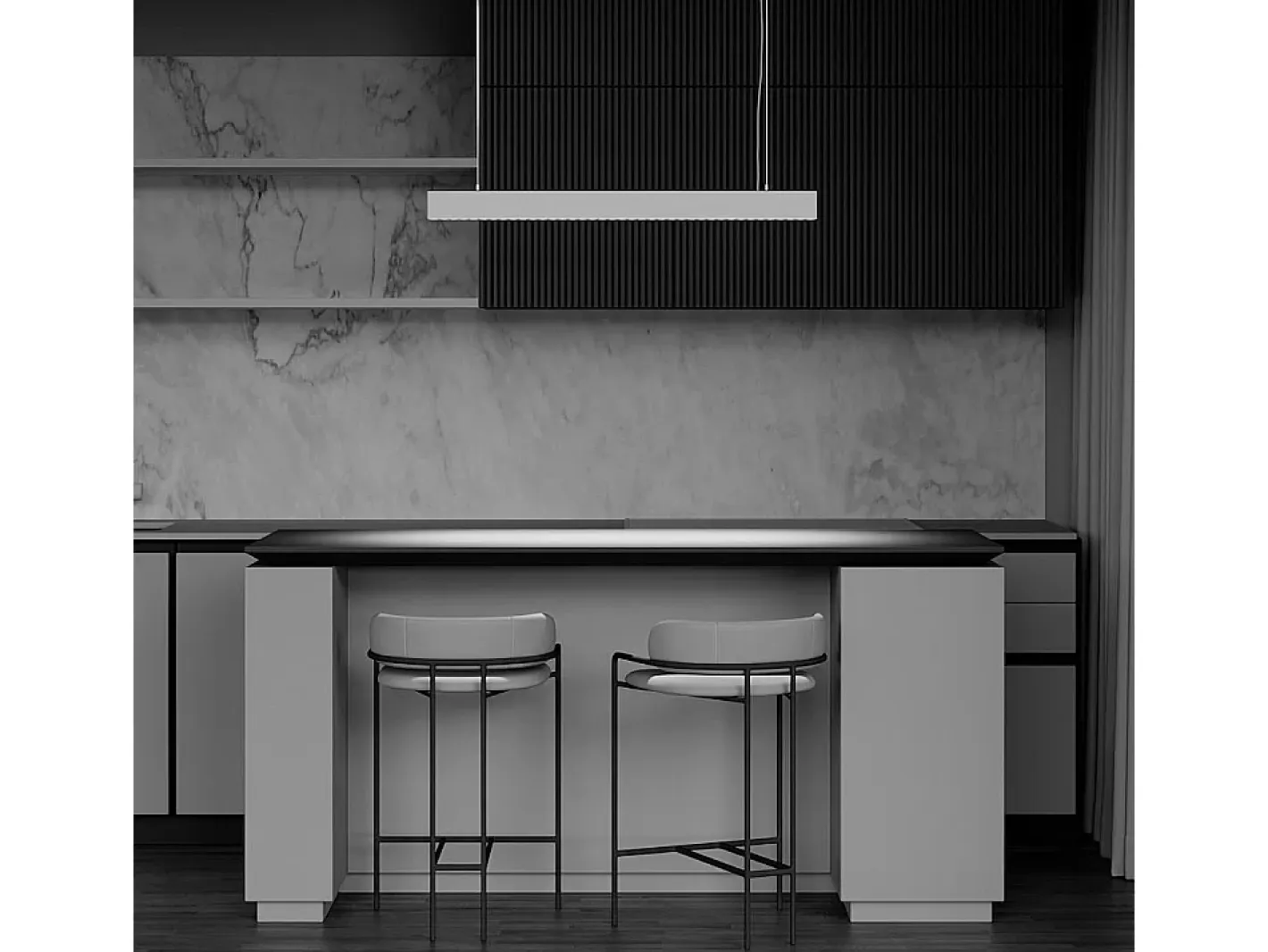 Online Maytoni Lampadario A Sospensione Moderno Points Alluminio Bianco Luce Led Integrato 40W Blanco
