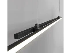 Best Maytoni Lampadario A Sospensione Moderno Halo Alluminio Nero 2 Luci Led 48W Negro