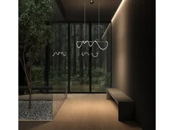 Maytoni Lámpara Suspendida-Lampadario A Sospensione Moderno Tau Alluminio Oro 1 Luce Led 30W Dorado
