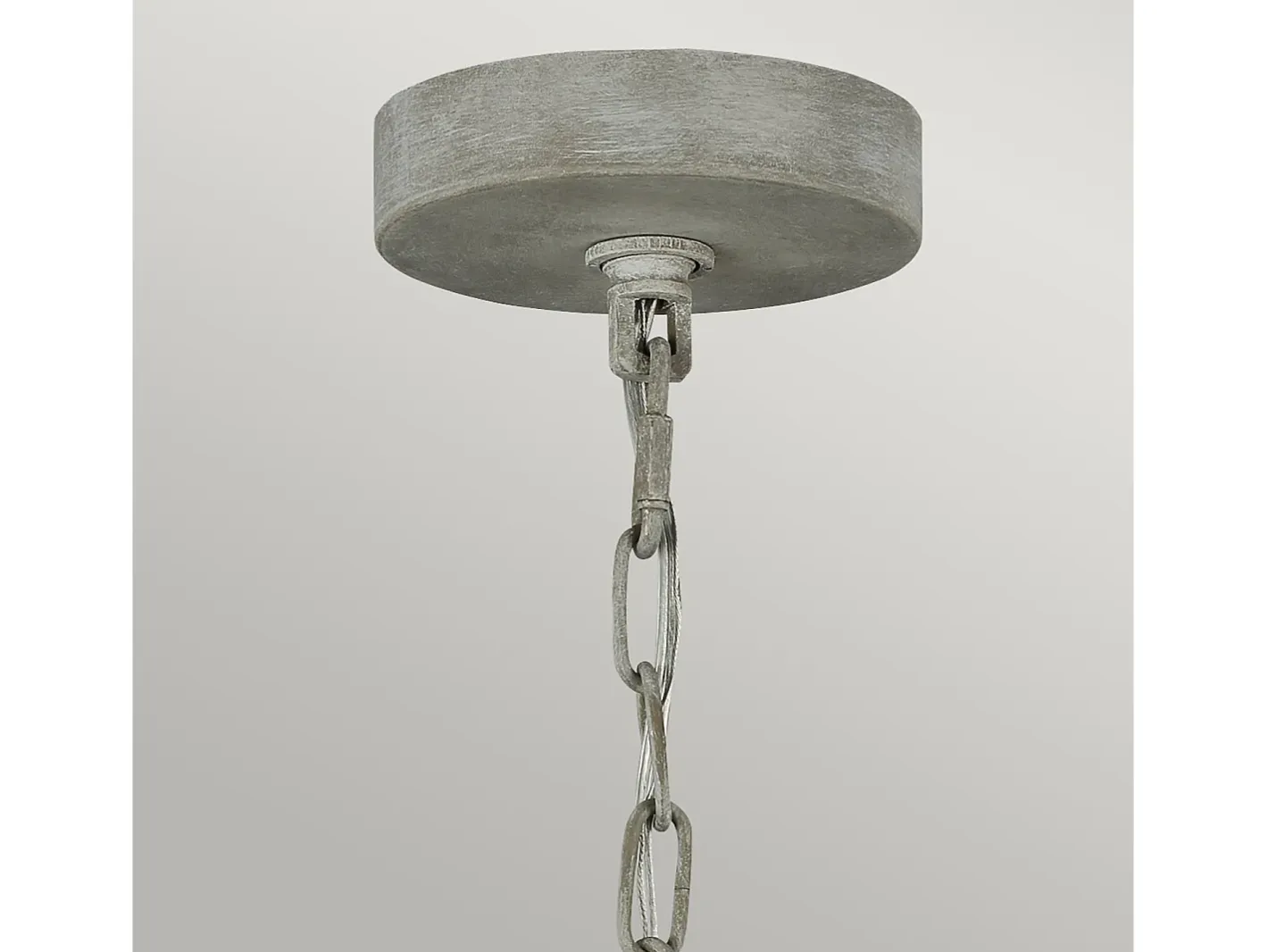 Lampadario Classico Maryville Acciaio Grigio Slavato Legno 6 Luci E14 Gris Sale
