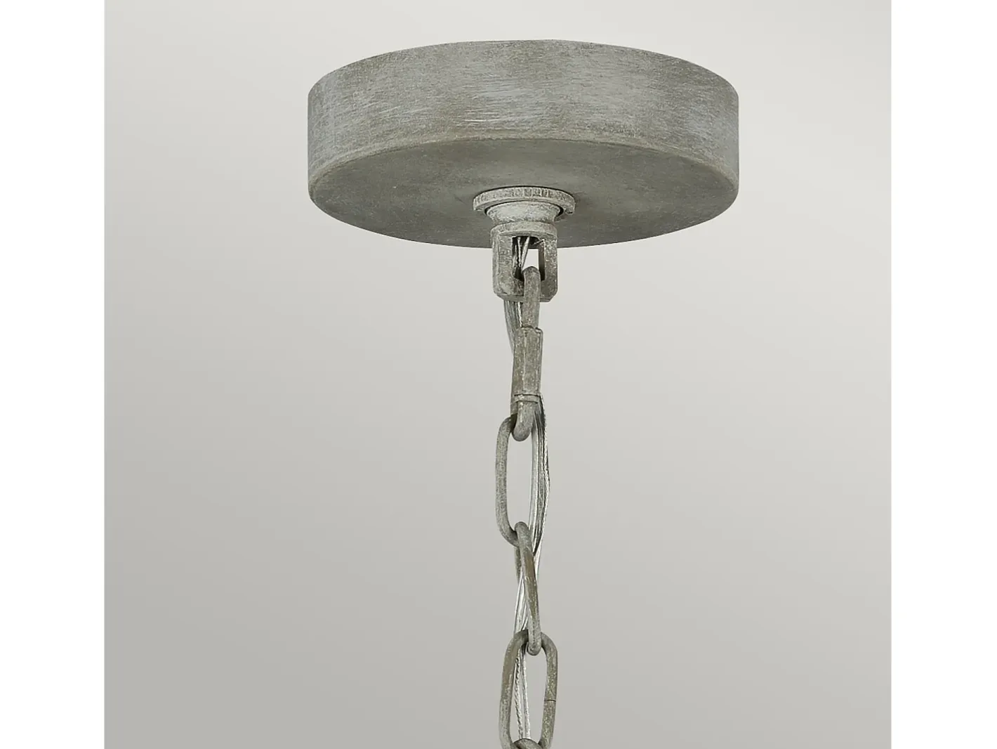 Best Lampadario Classico Maryville Acciaio Grigio Slavato Legno 9 Luci E14 Gris
