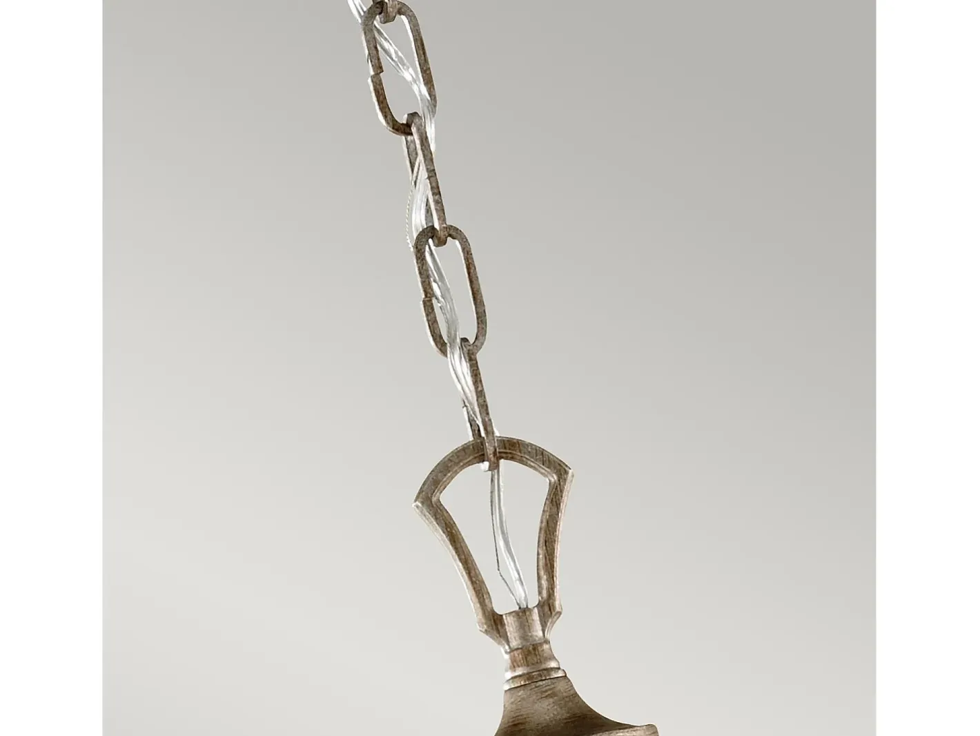 Discount Lampadario Contemporaneo Abbey Acciaio Sabbia Argentata 5 Luci E14 Marru00f3n