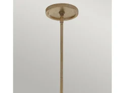 Lampadario Contemporaneo Arabesque Acciaio Foglia Argento Vetro 4 Luci E27 Plateado Discount