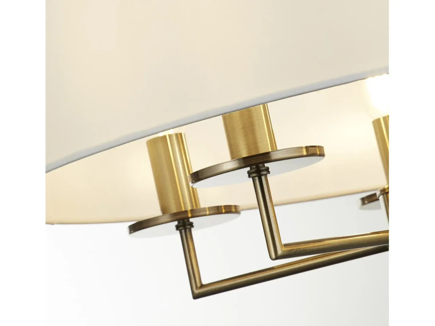 Lampadario Contemporaneo Knightsbridge Acciaio Ottone 5 Luci E14 Dorado Clearance
