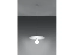 Sollux Lighting Lámpara Suspendida-Lampadario Cupola Bianco E27 Lámpara colgante domo Blanca E27 Blanco