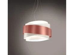 Online Lampadario Moderno Bea Polilux ® Rame E Metallo Cromo 3 Luci E27 Cobrizo