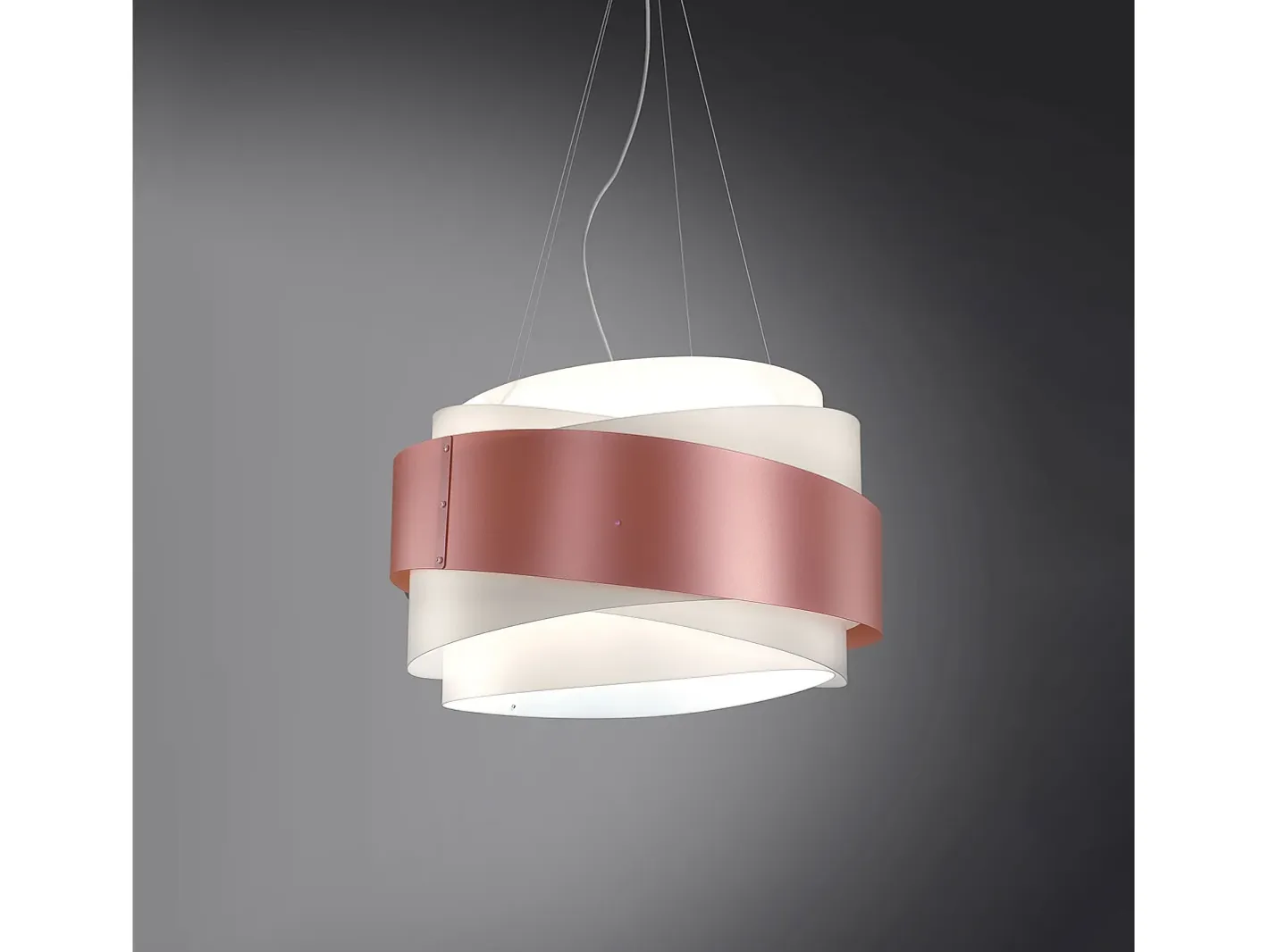 Online Lampadario Moderno Bea Polilux ® Pink Metal E Metallo Cromo 5 Luci E27 D80Cm Plateado