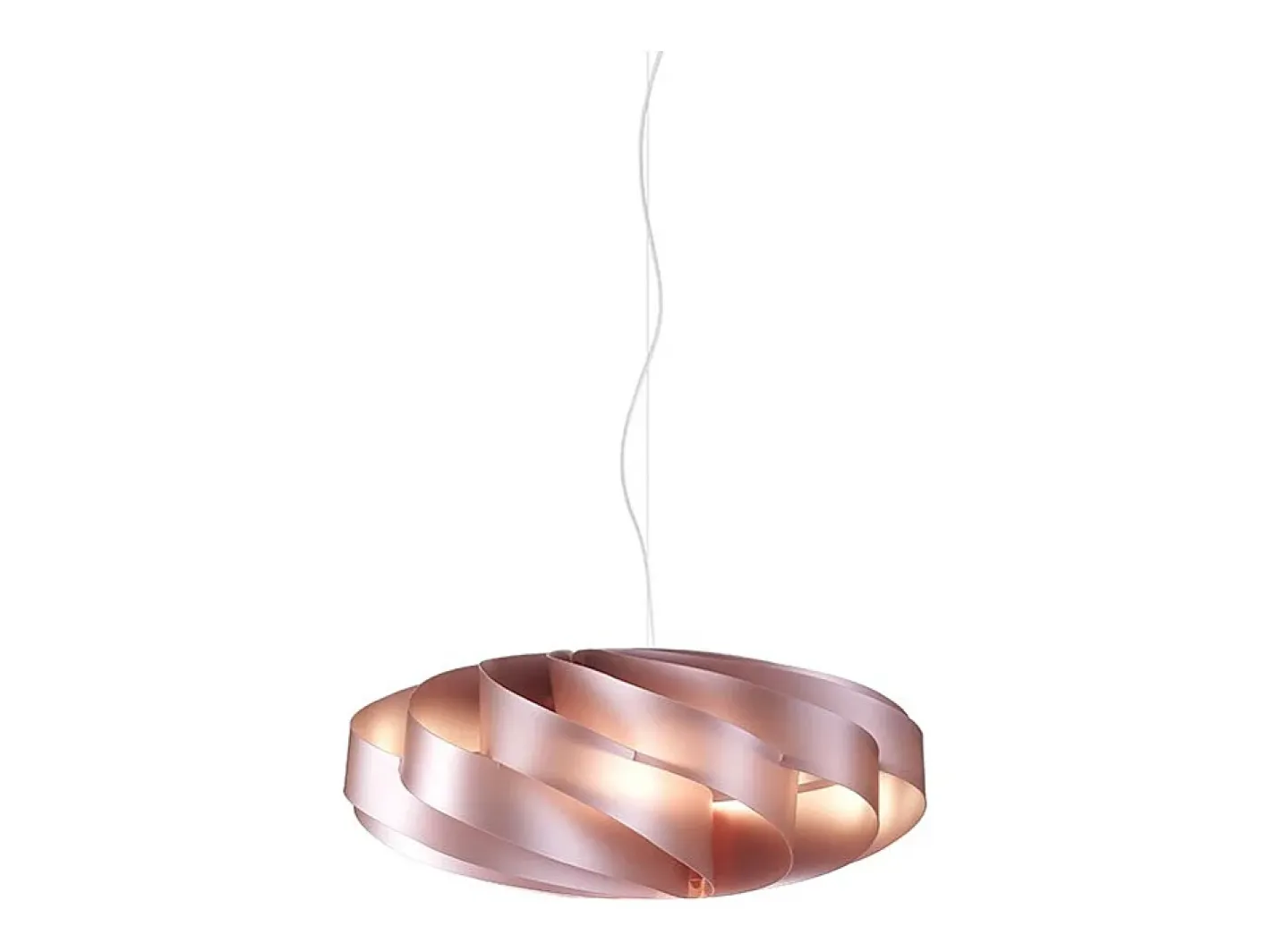 Clearance Lampadario Moderno Flat Polilux ® Pink Metal E Metallo Cromo 5 Luci E27 Plateado