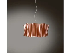 Lampadario Moderno Folio Polilux ® Rame E Metallo Cromo 5 Luci E27 Cobrizo Discount