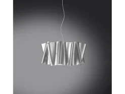 Lampadario Moderno Folio Polilux ® Argento E Metallo Cromo 3 Luci E27 Plateado Hot