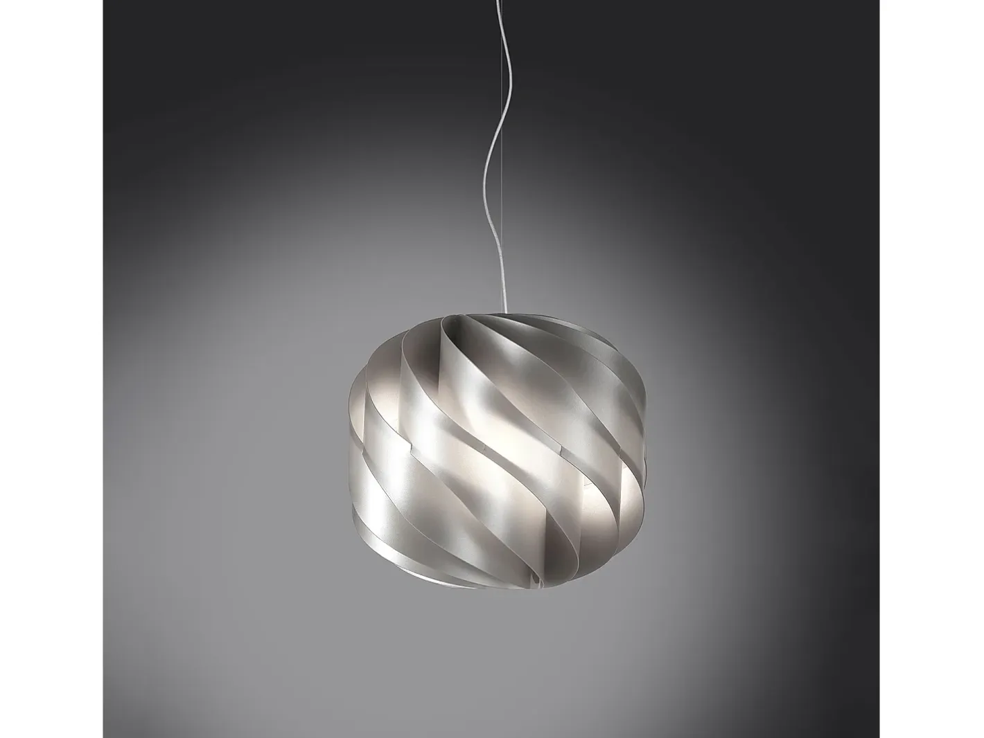 Lampadario Moderno Globe Polilux ® Argento E Metallo Cromo 2 Luci E27 Plateado