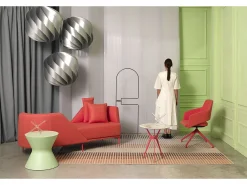 Lámpara Suspendida-Lampadario Moderno Globe Polilux ® Argento E Metallo Cromo 3 Luci E27 Plateado