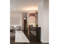 Hot Lampadario Moderno Louise Polilux ® Rame E Metallo Cromo 5 Luci E27 Cobrizo