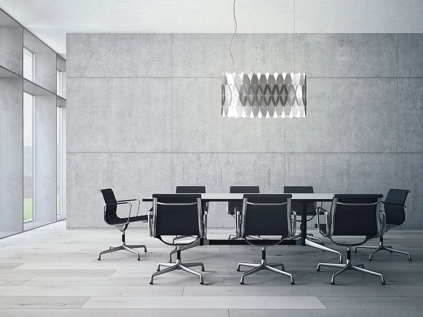 Hot Lampadario Moderno Ovale Amanda Polilux ® Argento E Metallo Cromo 3 Luci E27 Plateado