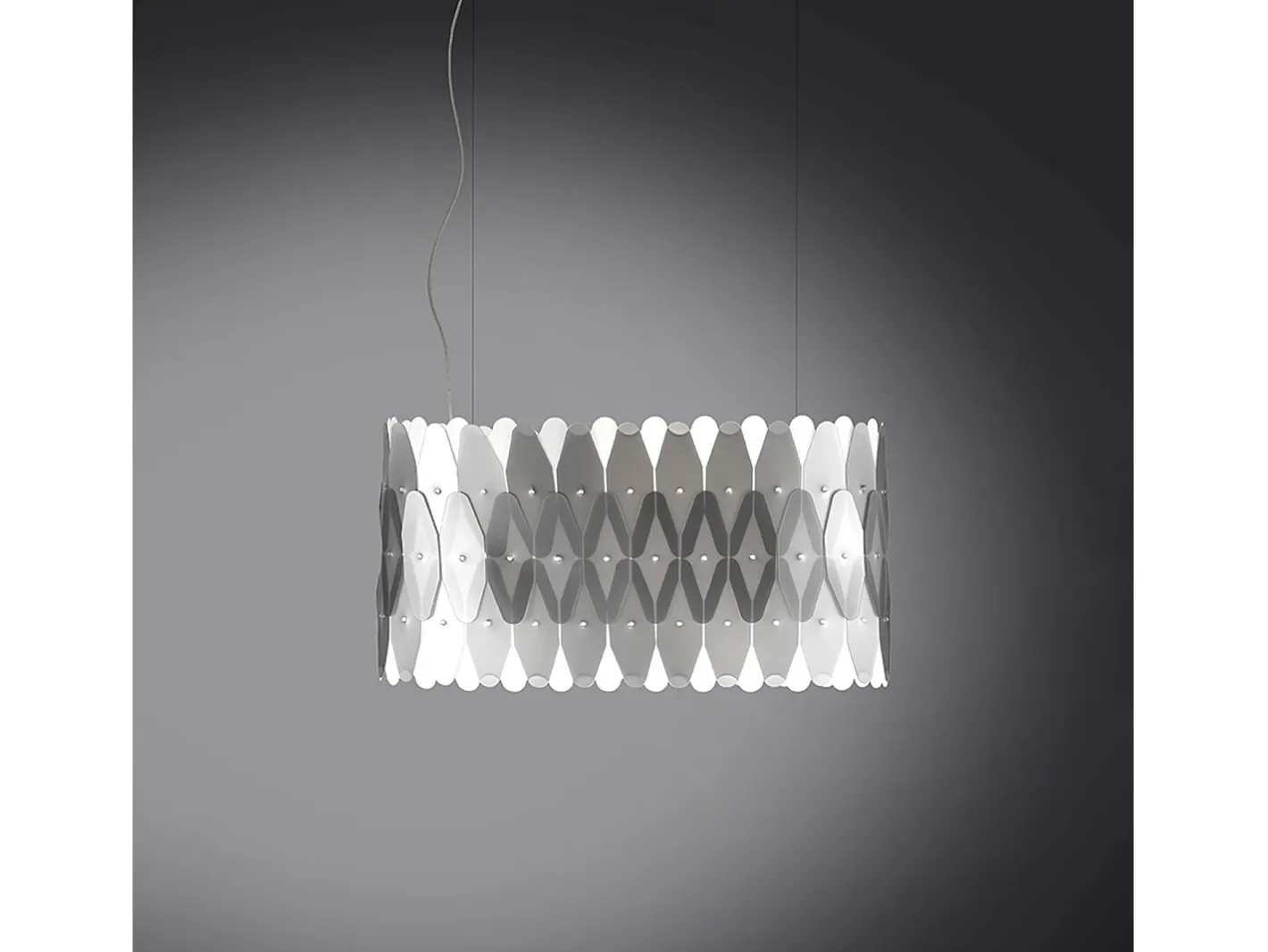 Hot Lampadario Moderno Ovale Amanda Polilux ® Argento E Metallo Cromo 3 Luci E27 Plateado