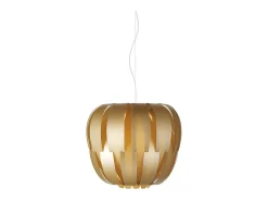 New Lampadario Moderno Queen Polilux ® New Gold E Metallo Cromo 2 Luci E27 Dorado