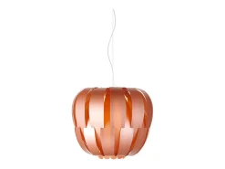Lampadario Moderno Queen Polilux ® Rame E Metallo Cromo 3 Luci E27 Cobrizo Clearance
