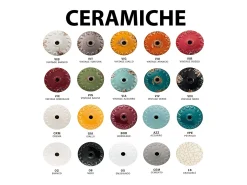 Online Ferroluce Lampadario Vintage Country Ferro E Ceramica Rosso 1 Luce E27 30Cm Rojo