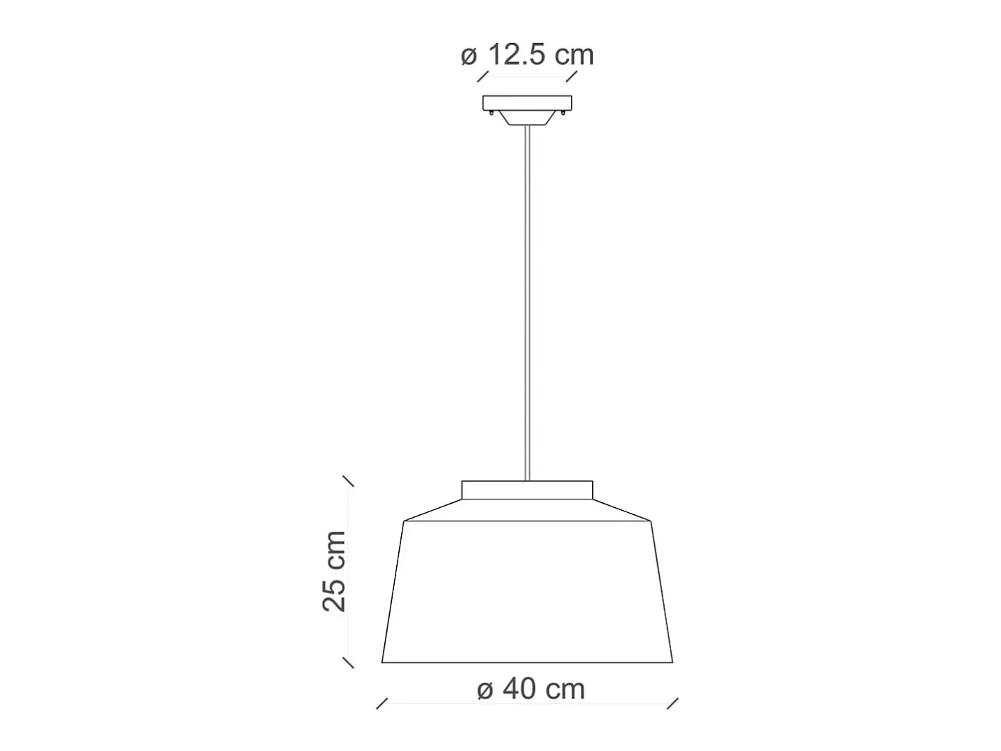 Ferroluce Lámpara Suspendida-Lampadario Vintage 50'S Ferro E Ceramica Bordeoux 1 Luce E27 40Cm Granate