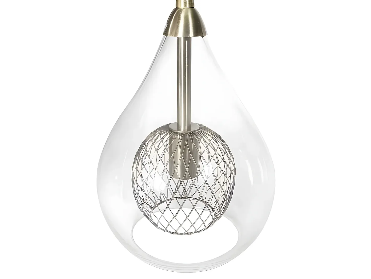 Outlet AKUNADECOR Lampara De 3 Colgantes Modelo Lhasa Cuero Dorado