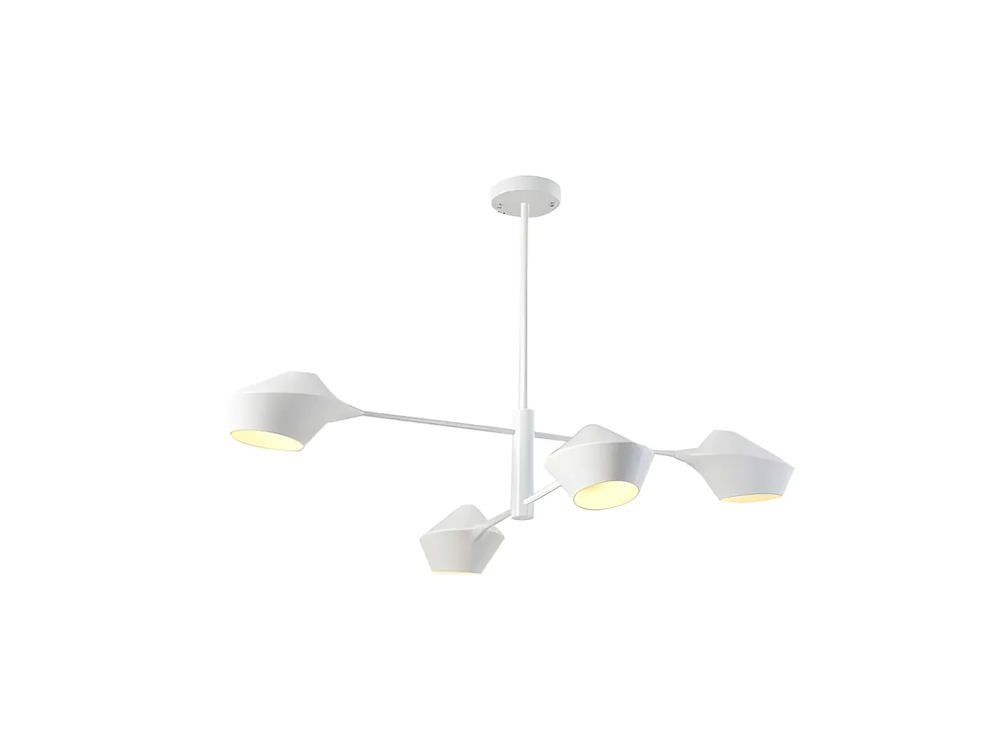 Discount AKUNADECOR Lampara Beijing De 4 Luces En Acabado Blanco