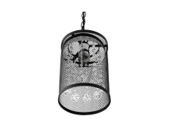AKUNADECOR Lámpara Suspendida-Lampara Colgante Modelo Davy 1xe27 /cromo De Negro