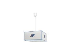Hot AKUNADECOR Lampara Colgante Cohete 1xe27 Blanco/ Regx35x35 De . Azul