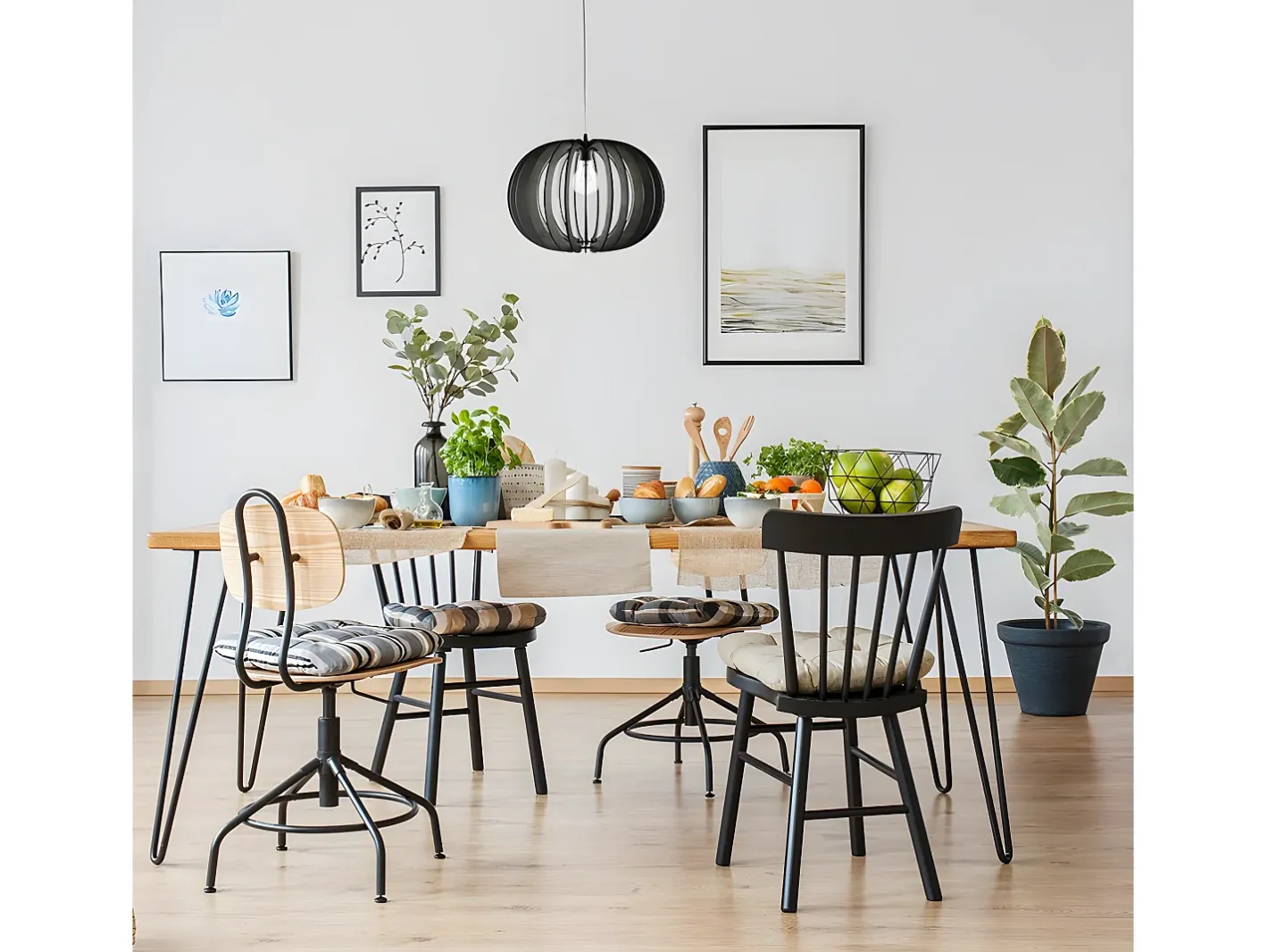 Discount AKUNADECOR Lampara Colgante En Madera Olmo Marron Marru00f3n