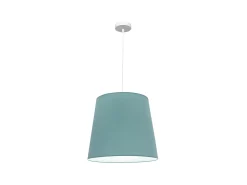 Hot AKUNADECOR Lampara Colgante Maldivas 1xe27 Blanco/turquesa Reg.40d De Azul