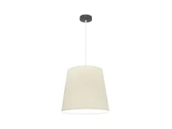 AKUNADECOR Lampara Colgante Maldivas 1xe27 Marron/beis Reg.40d De Marru00f3n