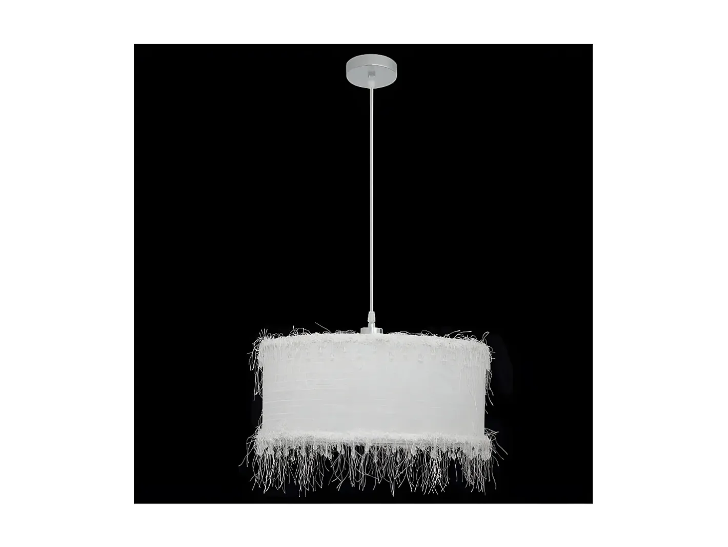 AKUNADECOR Lampara Colgante Modelo Hilos De 1xe27 Blanca 40d De Blanco Clearance