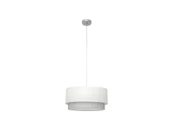 AKUNADECOR Lampara Colgante Modelo Kenya Acabado De Blanco