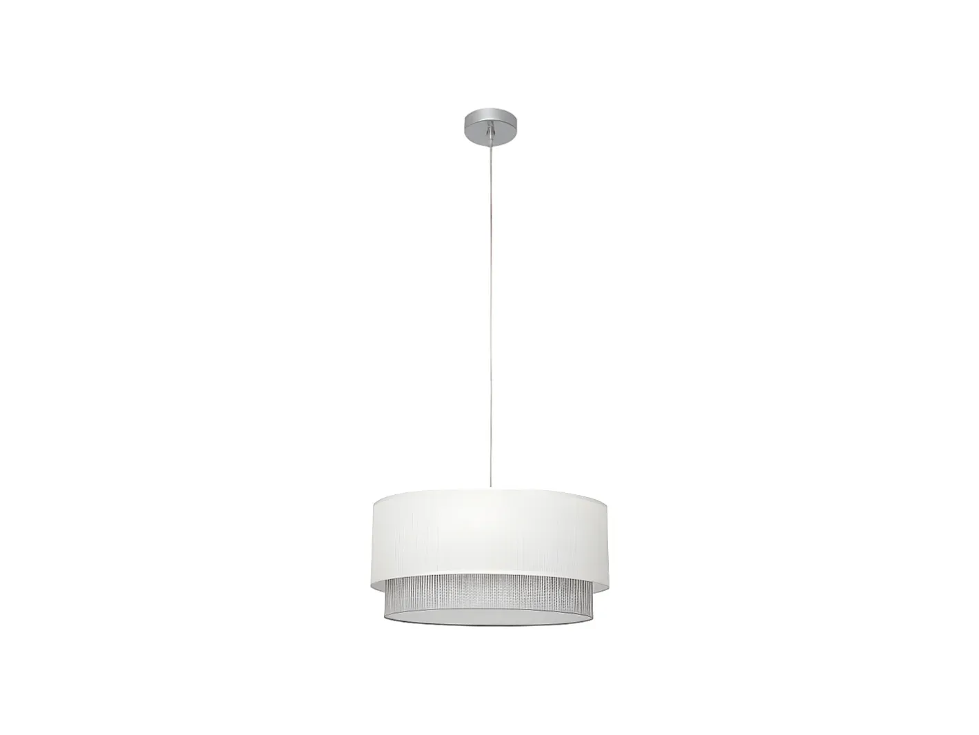 AKUNADECOR Lampara Colgante Modelo Kenya Acabado De Blanco