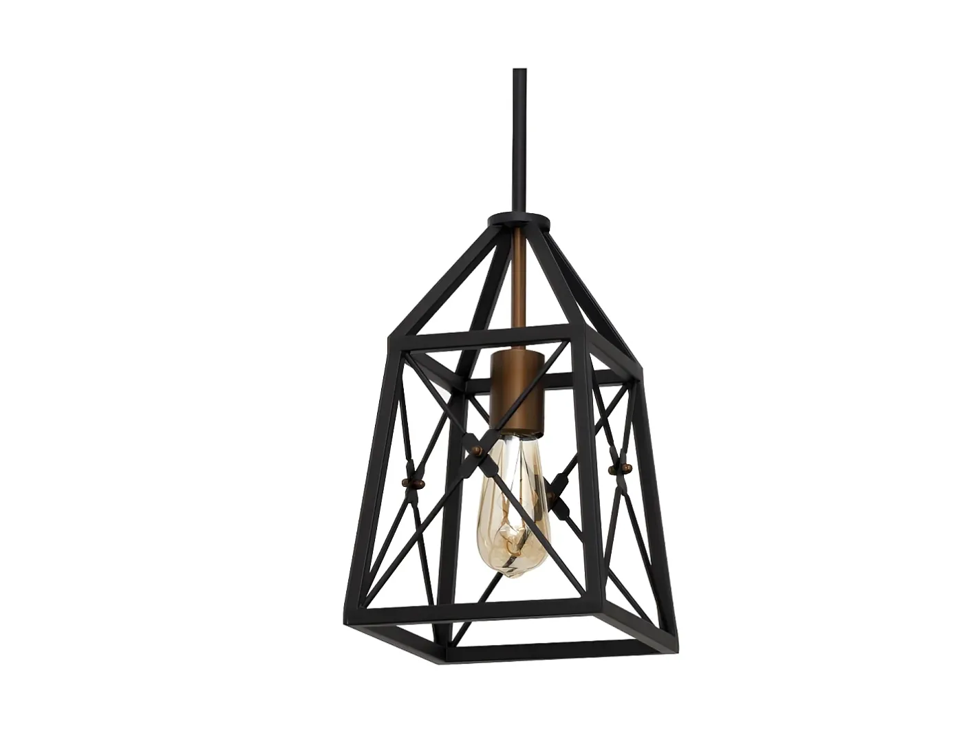 Sale AKUNADECOR Lampara Colgante Pavel 1xe27 /dorado Articulable De Negro