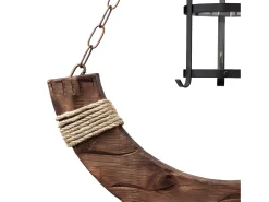 Discount AKUNADECOR Lampara Colgante Rustico Cortijo 1xe27 Marron De Marru00f3n