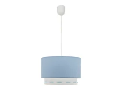AKUNADECOR Lampara Colgante Trazos 1xe27 Celeste 30d De . Azul New