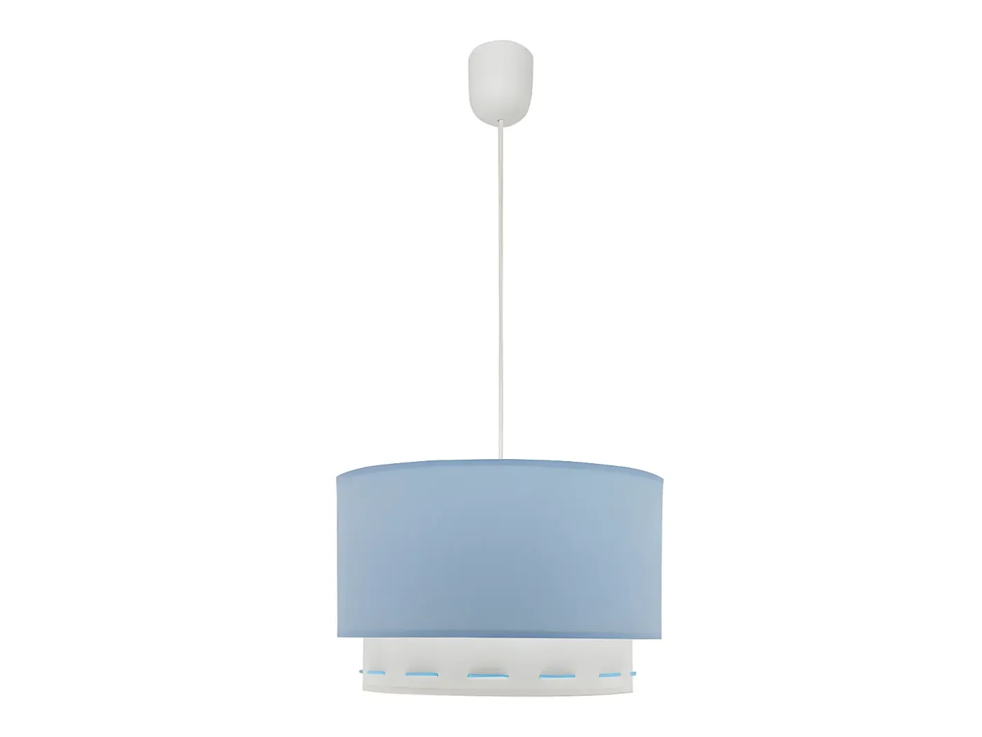 AKUNADECOR Lampara Colgante Trazos 1xe27 Celeste 30d De . Azul New