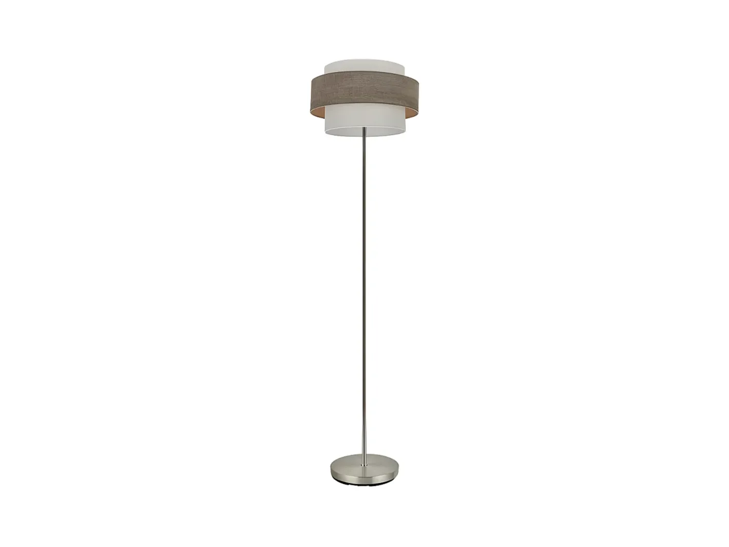AKUNADECOR Lámpara De Pie-Lampara De Pie De 1luz Modelo Myriam Color Madera Gris