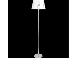 Online AKUNADECOR Lampara De Pie De Salon Celaya 1xe27 Blanco De . Plateado